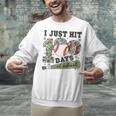 Kids I Just Hit 100 Days Boys 100 Days Of School Baseball Kids Unisex Sweatshirt