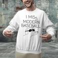 I Miss Modern Baseball Vintage Baseball Meme Tee Unisex Sweatshirt