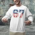 Number 67 USA Raglan Baseball Tee Unisex Sweatshirt