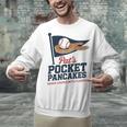 Pat's Pocket Pancakes Flag Baseball On Pancake Unisex Sweatshirt