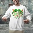 Six Seven 67 Meme Baseball Coquette Bow St Patrick's Day Unisex Sweatshirt