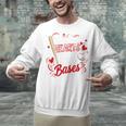 Stealing Hearts Like I Steal Bases Softball Baseball Batter Unisex Sweatshirt