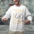 I Struck Out 100 Days Of School Baseball Fan Students Batter Premium Tri-Blend Unisex Sweatshirt