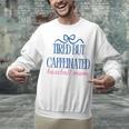 Tired But Caffeinated Baseball Mom Trendy Tired Baseball Mom Unisex Sweatshirt
