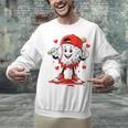 Valentine Baseball Heart Sports Men Boys Kid Unisex Sweatshirt Valentine Baseball Heart Sports Men Boys Kid Unisex Sweatshirt