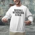 Vintage Baseball Withdrawal Is Real Premium Tri-Blend Unisex Sweatshirt Vintage Baseball Withdrawal Is Real Premium Tri-Blend Unisex Sweatshirt