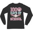 100 Days Of School Baseball 100th Day Of School Girls Unisex Long Sleeve T-Shirt