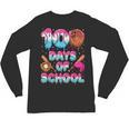 100 Days Of School Baseball Donut Dripping Teacher Boys Kids Unisex Long Sleeve T-Shirt 100 Days Of School Baseball Donut Dripping Teacher Boys Kids Unisex Long Sleeve T-Shirt