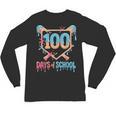 100 Days Of School Baseball Drip 100 Days Of School Unisex Long Sleeve T-Shirt