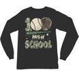 100 Days Of School Teacher Camo Baseball Boys Toddler Kids Unisex Long Sleeve T-Shirt