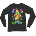 100th Day Of School Banana Baseball Drip For Kids Youth Girl Unisex Long Sleeve T-Shirt