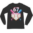 6 7 Baseball Dripping Six Seven Gen Alpha Slang Unisex Long Sleeve T-Shirt 6 7 Baseball Dripping Six Seven Gen Alpha Slang Unisex Long Sleeve T-Shirt