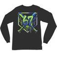67 Baseball Drip Effect Urban Tee Style 6-7 Meme Graphic Unisex Long Sleeve T-Shirt 67 Baseball Drip Effect Urban Tee Style 6-7 Meme Graphic Unisex Long Sleeve T-Shirt