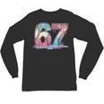 67 Baseball Ice Cream Drip Meme Six Seven Gen Alpha Unisex Long Sleeve T-Shirt