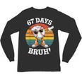 67 Days Of School Bruh Teacher Kids Dabbing Baseball Unisex Long Sleeve T-Shirt 67 Days Of School Bruh Teacher Kids Dabbing Baseball Unisex Long Sleeve T-Shirt