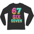 67 Ice Cream Drip Baseball Six Seven 6-7 Meme Teen Boy Unisex Long Sleeve T-Shirt