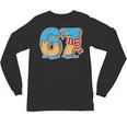67 Ice Cream Drip Six Seven Baseball Drip 67 Boys Meme Unisex Long Sleeve T-Shirt