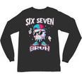 67 Meme Six Seven Bruh Baseball Ice Cream Drip Unisex Long Sleeve T-Shirt