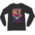 67 Meme Trendy Baseball Number 67 Player Six Seven Unisex Long Sleeve T-Shirt 67 Meme Trendy Baseball Number 67 Player Six Seven Unisex Long Sleeve T-Shirt