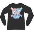67th Birthday Squad Baseball Ice Cream Drip Birthday Squad Unisex Long Sleeve T-Shirt