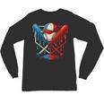 American Baseball Drip Graffiti Ball And Bat Unisex Long Sleeve T-Shirt