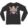 Baseball 2026 Ice Cream Drip Bats For Boys Birthday Graphic Unisex Long Sleeve T-Shirt Baseball 2026 Ice Cream Drip Bats For Boys Birthday Graphic Unisex Long Sleeve T-Shirt