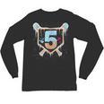 Baseball 5 Year Old Ice Cream Drip 5th Birthday Boy Number 5 Unisex Long Sleeve T-Shirt Baseball 5 Year Old Ice Cream Drip 5th Birthday Boy Number 5 Unisex Long Sleeve T-Shirt