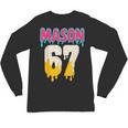 Baseball 6 7 Ice Cream Drip Number 67 Six Seven Meme Unisex Long Sleeve T-Shirt Baseball 6 7 Ice Cream Drip Number 67 Six Seven Meme Unisex Long Sleeve T-Shirt