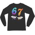 Baseball 67 Ice Cream Drip Six Seven Boys Meme Unisex Long Sleeve T-Shirt Baseball 67 Ice Cream Drip Six Seven Boys Meme Unisex Long Sleeve T-Shirt