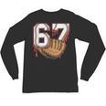 Baseball 67 Six Seven Alpha Slang 6 7 Meme Kids Teachers Boy Unisex Long Sleeve T-Shirt
