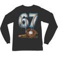 Baseball 67 Six Seven Meme 6-7 Drip Baseball Boys Men Unisex Long Sleeve T-Shirt Baseball 67 Six Seven Meme 6-7 Drip Baseball Boys Men Unisex Long Sleeve T-Shirt