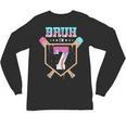 Baseball 7 Year Old Ice Cream Drip 7th Birthday Boys Player Unisex Long Sleeve T-Shirt