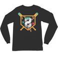 Baseball 8 Year Old Ice Cream Drip 8th Birthday Boy Number 8 Unisex Long Sleeve T-Shirt