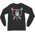 Baseball 8 Year Old Ice Cream Drip 8th Birthday Boys Player Unisex Long Sleeve T-Shirt