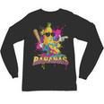 Baseball Banana Splatter Sports Kids Teens Unisex Long Sleeve T-Shirt