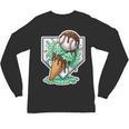 Baseball Boys Ice Cream Drip Baseball Boys Youth Mint Choco Unisex Long Sleeve T-Shirt
