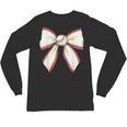 Baseball Coquette Bow Cute Baseball Game Unisex Long Sleeve T-Shirt