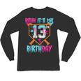 Baseball Drip Bruh It's My 13th Birthday Boy Ice Cream Drip Unisex Long Sleeve T-Shirt Baseball Drip Bruh It's My 13th Birthday Boy Ice Cream Drip Unisex Long Sleeve T-Shirt