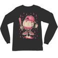 Baseball Drip Ice Cream Breast Cancer Awareness Boys & Girls Unisex Long Sleeve T-Shirt Baseball Drip Ice Cream Breast Cancer Awareness Boys & Girls Unisex Long Sleeve T-Shirt