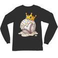 Baseball Drip Ice Cream Crown Melt Graphic Unisex Long Sleeve T-Shirt Baseball Drip Ice Cream Crown Melt Graphic Unisex Long Sleeve T-Shirt