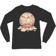 Baseball Drip Ice Cream Melting Illustration Unisex Long Sleeve T-Shirt Baseball Drip Ice Cream Melting Illustration Unisex Long Sleeve T-Shirt