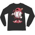 Baseball Drip Icecream Boy Kids Valentine Unisex Long Sleeve T-Shirt