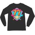 Baseball Drip Jersey Number 77 For Players & 77th Birthday Unisex Long Sleeve T-Shirt Baseball Drip Jersey Number 77 For Players & 77th Birthday Unisex Long Sleeve T-Shirt