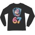 Baseball Drip Number 67 Player 67th Birthday Ice Cream 67 Unisex Long Sleeve T-Shirt Baseball Drip Number 67 Player 67th Birthday Ice Cream 67 Unisex Long Sleeve T-Shirt