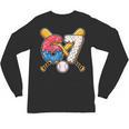 Baseball Drip Number 67 Player 67th Birthday Meme Unisex Long Sleeve T-Shirt