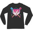 Baseball Drip Purple Glove Respect The Drip Youth Boys Girls Unisex Long Sleeve T-Shirt