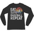 Baseball Fan Vintage Retro Eat Sleep Baseball Repeat Unisex Long Sleeve T-Shirt Baseball Fan Vintage Retro Eat Sleep Baseball Repeat Unisex Long Sleeve T-Shirt