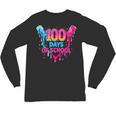 Baseball Ice Cream Drip 100 Days Of School Boys Girls 100th Unisex Long Sleeve T-Shirt