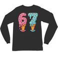 Baseball Ice Cream Drip 6 7 Kids 67 Birthday Unisex Long Sleeve T-Shirt Baseball Ice Cream Drip 6 7 Kids 67 Birthday Unisex Long Sleeve T-Shirt