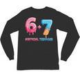 Baseball Ice Cream Drip 67 Official Teenager 13th Birthday Unisex Long Sleeve T-Shirt